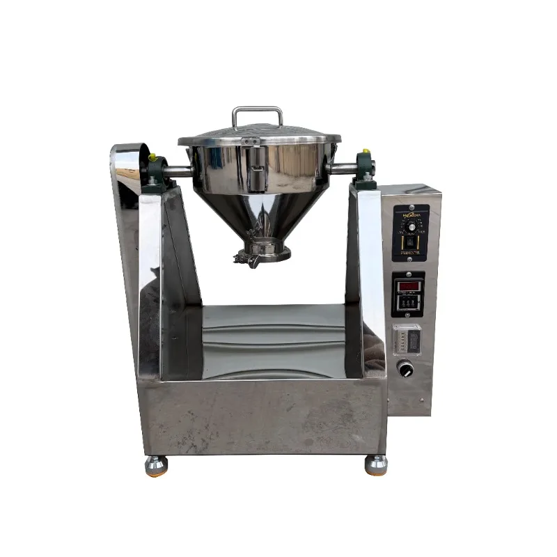 5L Laboratory Small Stainless Steel Drum Mixer (Adjustable Speed, Timing, Low Noise)