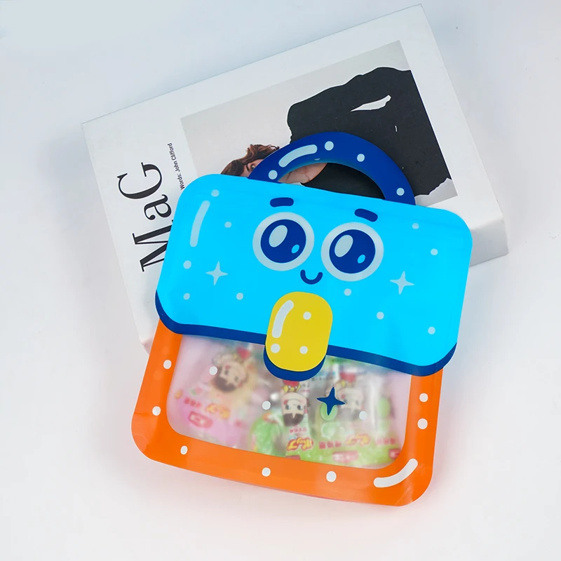 20/50pcs Kindertag Geburtstags feier Geschenk beutel Geschenkt üte Lebensmittel qualität Cartoon tragbare Macaron Farbe Abschluss versiegelung Taschen – Detail 18