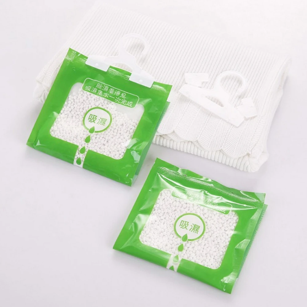 Drying Agent Hygroscopic Anti-Mold Desiccant Bags New Hanging Wardrobe Hanging Moisture Bag Closet Cabinet Wardrobe Dehumidifier