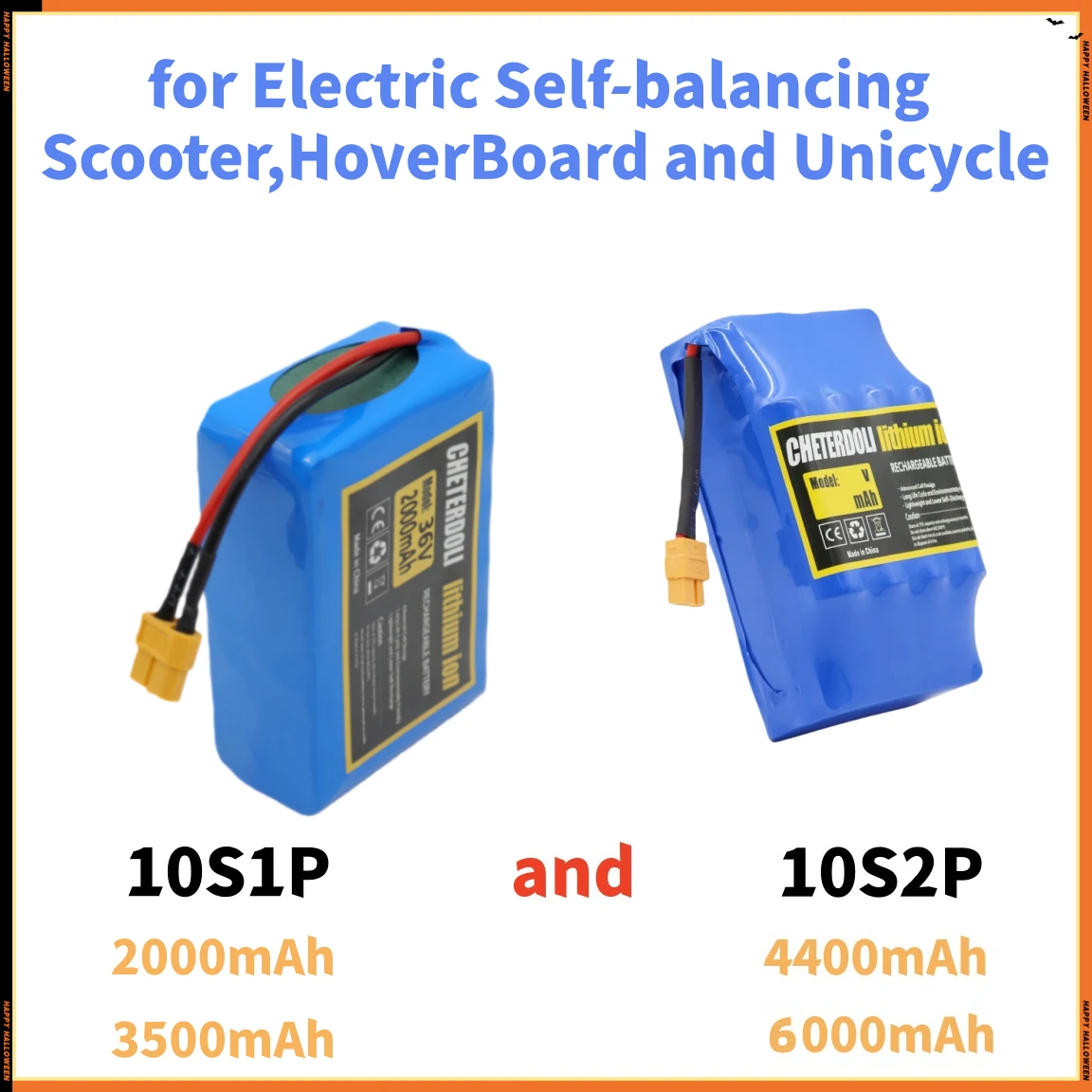 

High Performance 36V 10S1P 2Ah/3.5Ah 10S2P 4.4Ah Rechargeable Battery for Hoverboard Self-balancing Scooter Unicycle Long Life