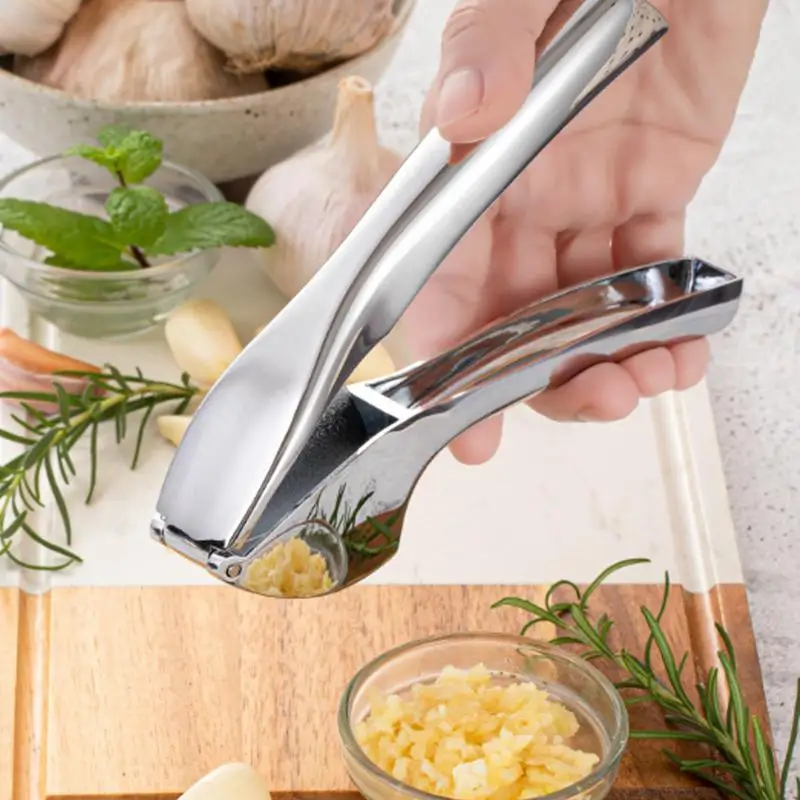 Garlic Mincer Tool Ginger Grinder Mincer Crusher Reusable Garlic Chopper Mincer Garlic Presser Crusher And Peeler For Home