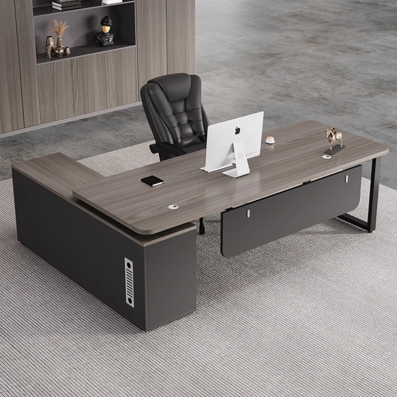 Conference Right Cabinet Office Desk Minimalist Cheap High Quality European Office Desk Work Storage Escritorio Desk Furniture