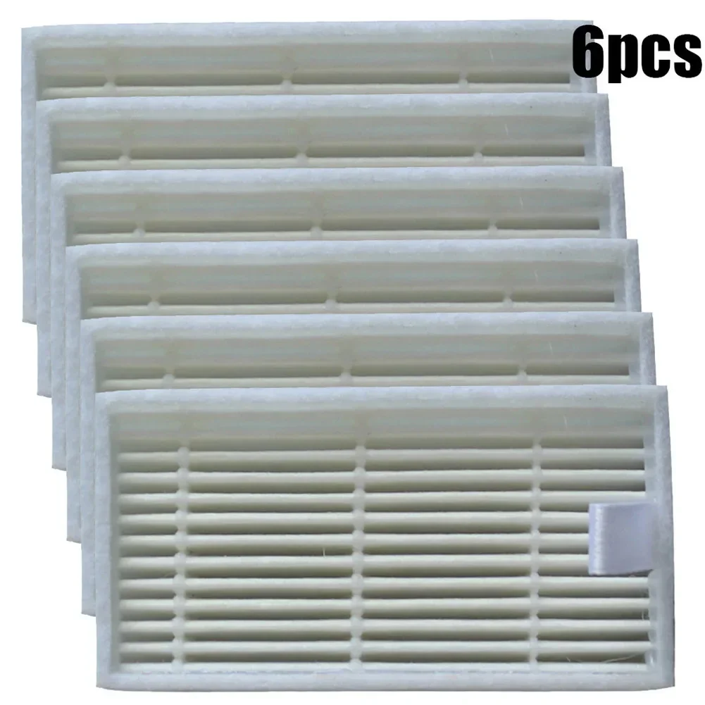 Practical Use Filters Replace Filter Parts Replacement White 6 PCS Accessories Filtering Dust Household Garden
