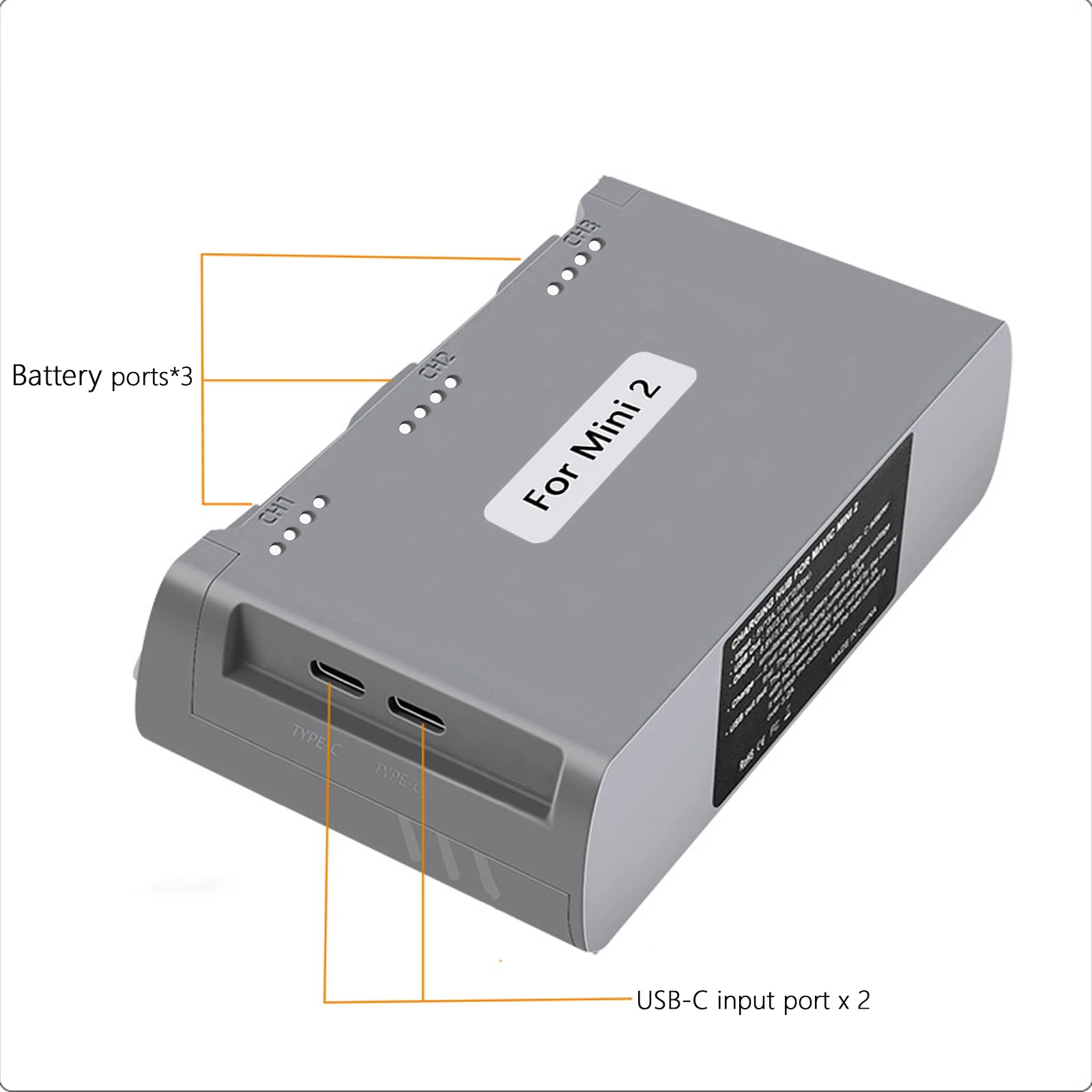 For DJI Mavic Mini 2, Mini SE, Mini 4K, Mini 2 SE Battery And Three-Way Charging Hub Mini 2 Intelligent Flight Batteries