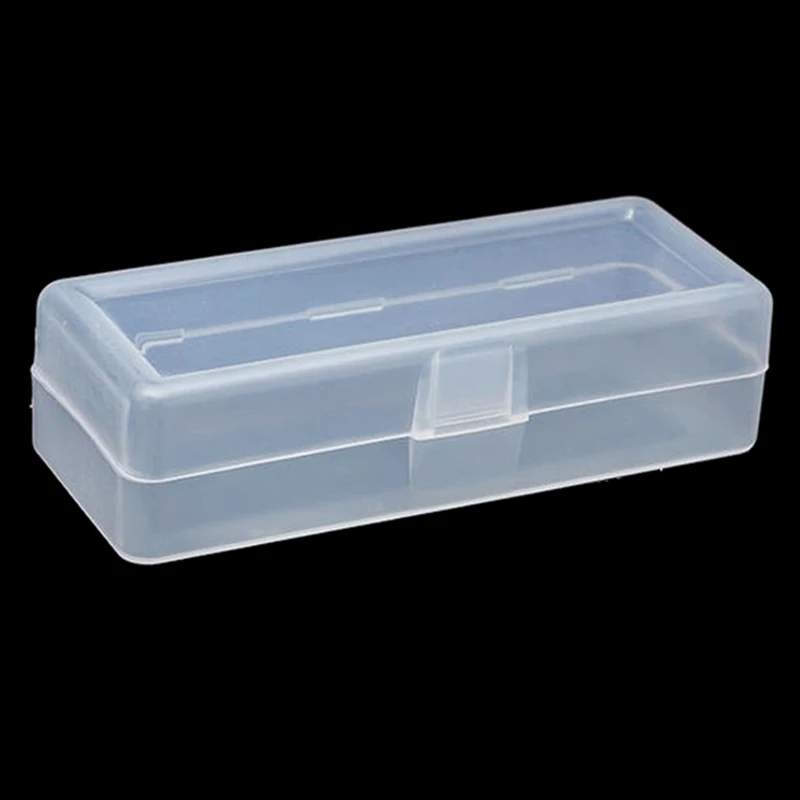 Plastikowy pojemnik do przevhowywania przezroczysty prostokąt odwróć oszczędności długopis zabawka biżuteria śruba śruba kolekcjonerska 9.4x9.4x3cm