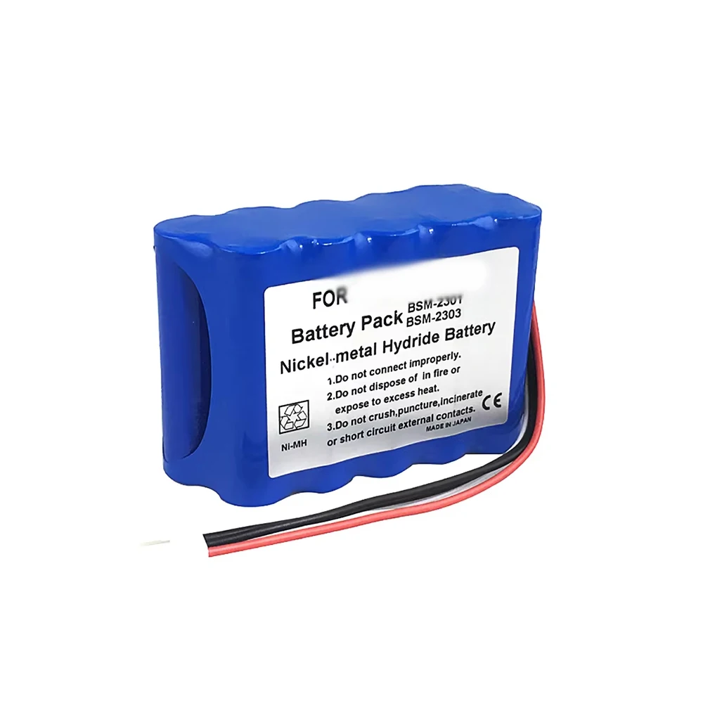 Original BSM-2301 for BSM-2303 X062 YS-076P5 BSM-2301A Patient Monitor Battery 12V Ni-MH Rechargeable Battery