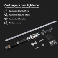 Lightsaber Neopixel Jedi Laser Sword Metal Hilt Heavy Dueling Sensitive Smooth Infinite Changing Hitting Sound LTG Light Saber