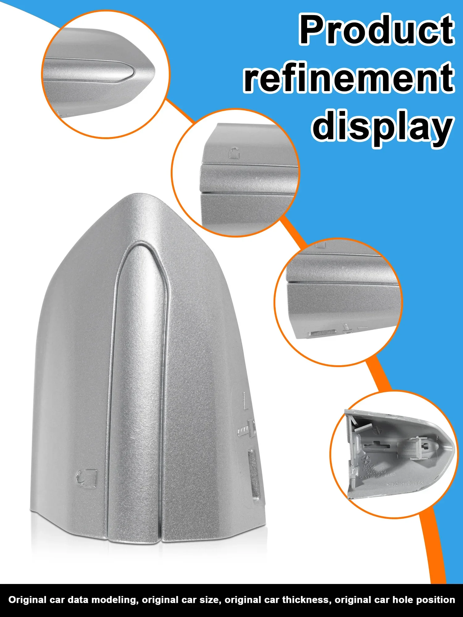 For Ford Fusion 2013 -2020 Front Left Exterior Door Handle Cover DS7Z54218A15DC Auto Exterior Accessory