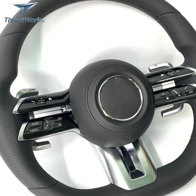 ThrustWorks Leather Steering Wheel A B C E G GLE Class New