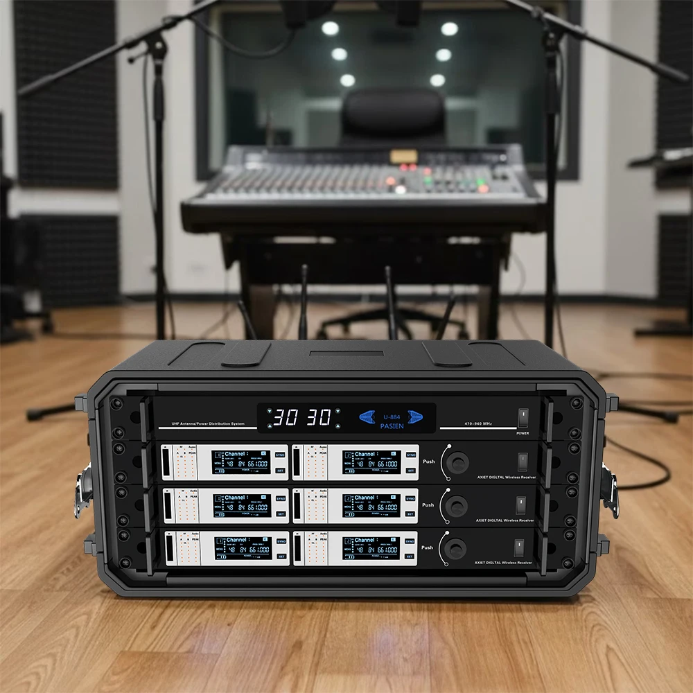 Suitable for Portable Enclosures Power amplifiers and 4U Microphone Receivers Drawer-Style Enclosure Suitable for Concerts - view 3