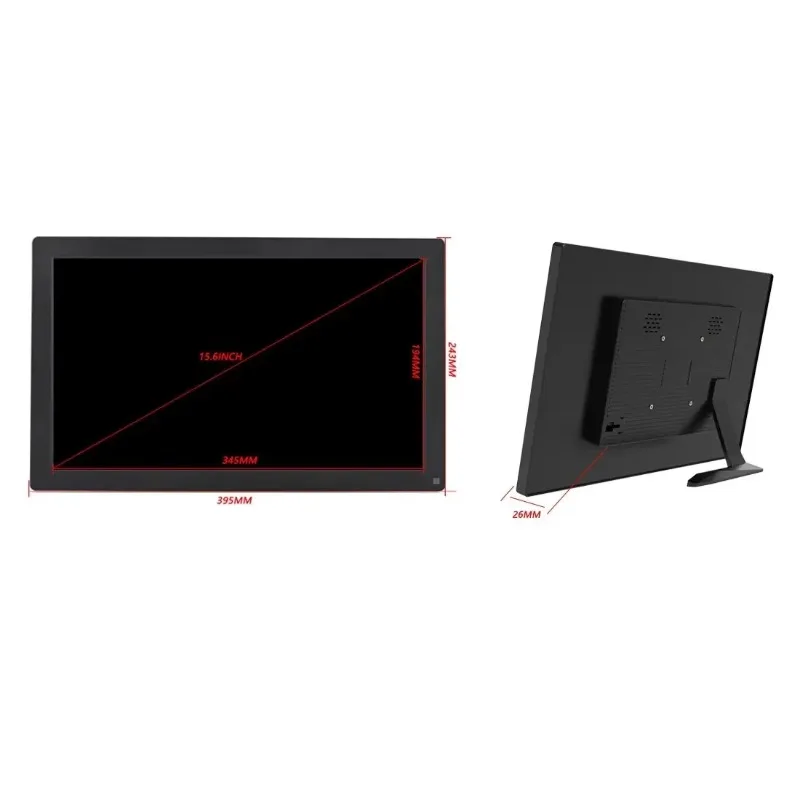 15.6 Inch Touch Screen LCD Photo Frame Digital Calendar Family Plan 32GB Memory WiFi MP4 Playback Housework Schedule