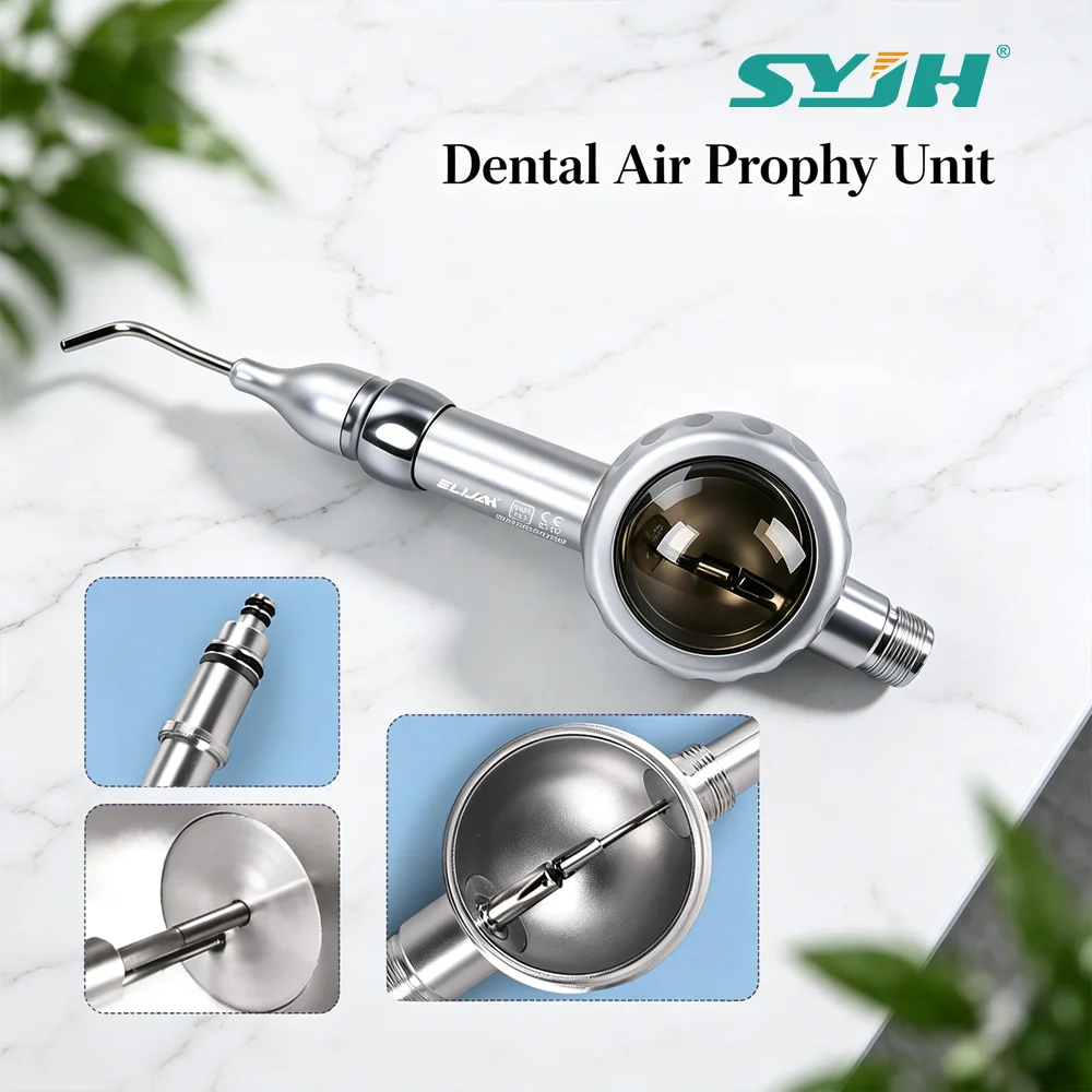 

Dental Air Driven Polisher SYJH Teeth Whitening Spray Sand Blasting Machine for Tooth Cleaning Dentistry Lab Equipment