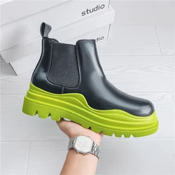 Fashion Men Chelsea Boot Waterproof Man Platform Shoes Desinger Sneaker Men's Ankle Boot