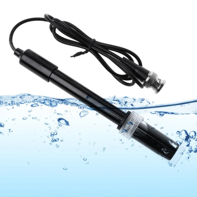 0-14PH Electrode Probe PH Probe High Sensitivity PH Sensor Probe 90cm Cable PH TesterMonitor for Aquarium Hydroponics