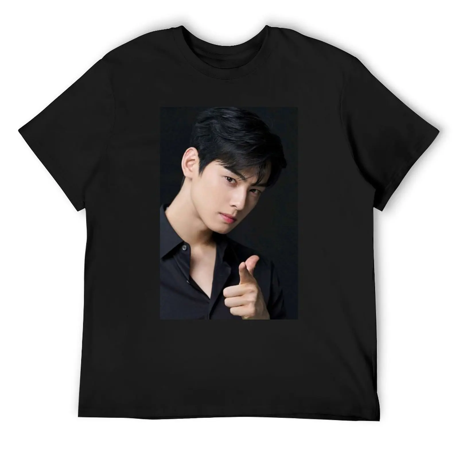 

Cha Eun Woo - V10 T-Shirt summer top customs design your own cotton graphic tees basketball graphic tees mens white t shirts