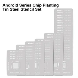 RELIFE RL-044 58PCS BGA Reballing Stencil Set for Qualcomm |Snapdragon Dimensity Hisilicon Kirin Exynos Chip Planting Tin Net