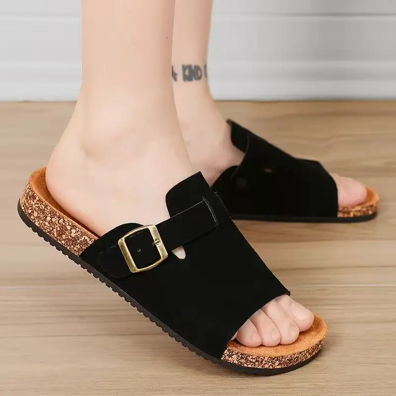 

Summer Comfortable Soft-soled Slippers Men Suitable Couples Casual Use Anti-slip Durable Water-resistant Beach Sandals 36-46