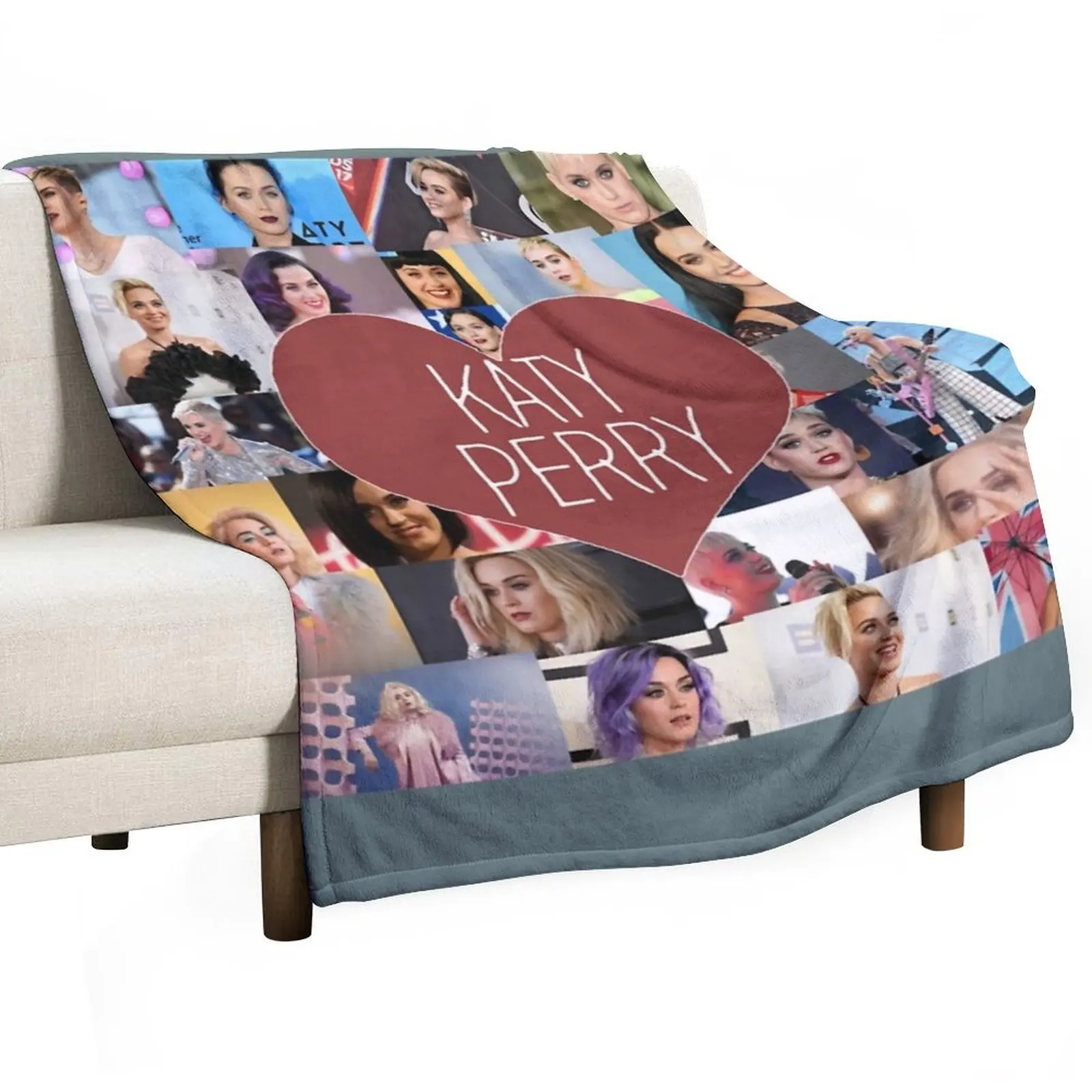 I love Katy Perry Katy Perry Collage Throw Blanket Luxury St for sofa Soft Big Sofa Quilt Multi-Purpose Custom Blankets