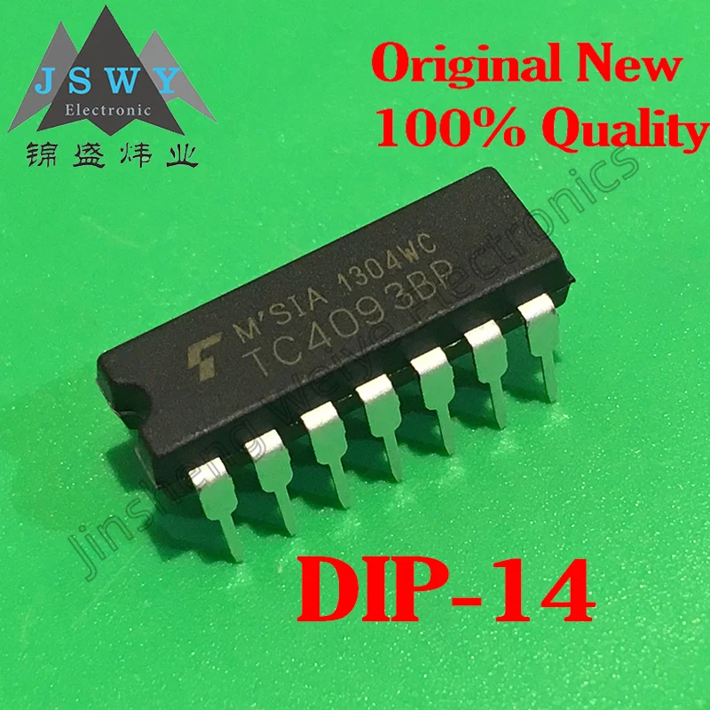 1~20PCS TC4093BP TC4093 DIP14 Logic Gate Inverter Chip 100% Brand New with Free Shipping