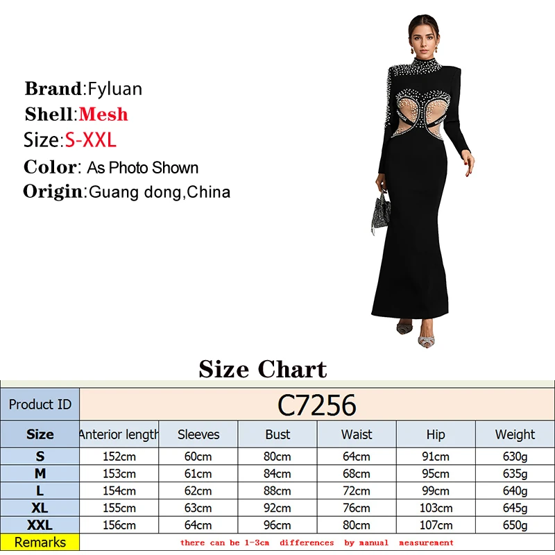 Robe longue à paillettes pour femmes, taille découpée, col rond, décor de strass, Slim, queue de poisson, vêtements de soirée, de bal, nouvelle collection