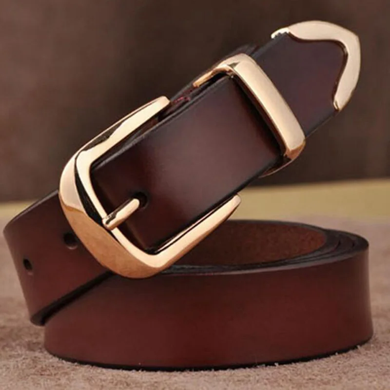 Fashion Women Belt Genuine Leather Dress Jeans Ladies Adjustable Belt Designer High Quality Brand Casual All Match Strap LB2231