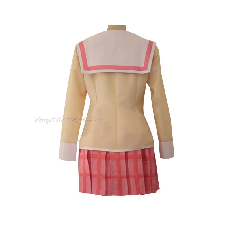 Nichijou Cosplay Yuko Aioi Costume School Girl Uniform Shinonome Nano Minakami Mai Aioi Yuuko Naganohara Mio school Uniform JK