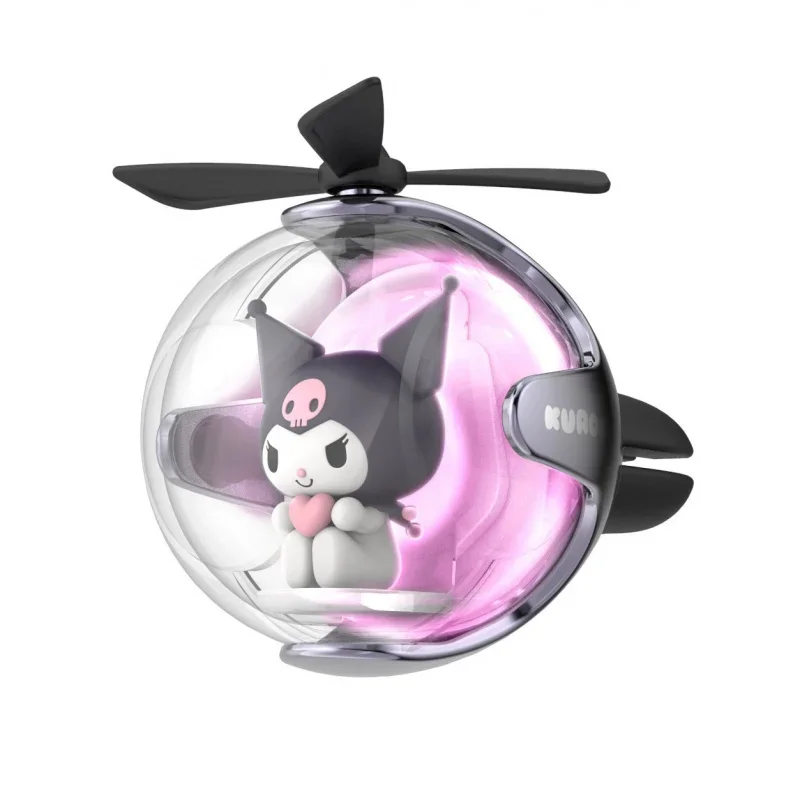 التوابع الجديدة الكرتون سيارة الهواء المعطر الدورية المروحة منفذ العطر التصميم المغناطيسي اكسسوارات السيارات العطور الداخلية هدية