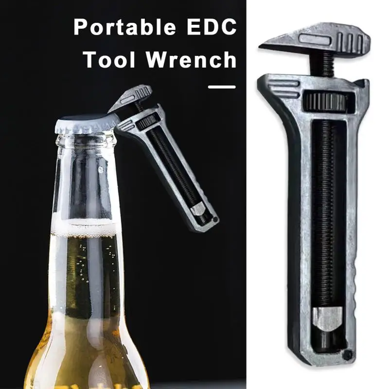Mini Wrench Pocket Portable Multitool Tools For Outdoor Camping Compact Titanium Alloy Bottle Opener Outdoor Small Tools