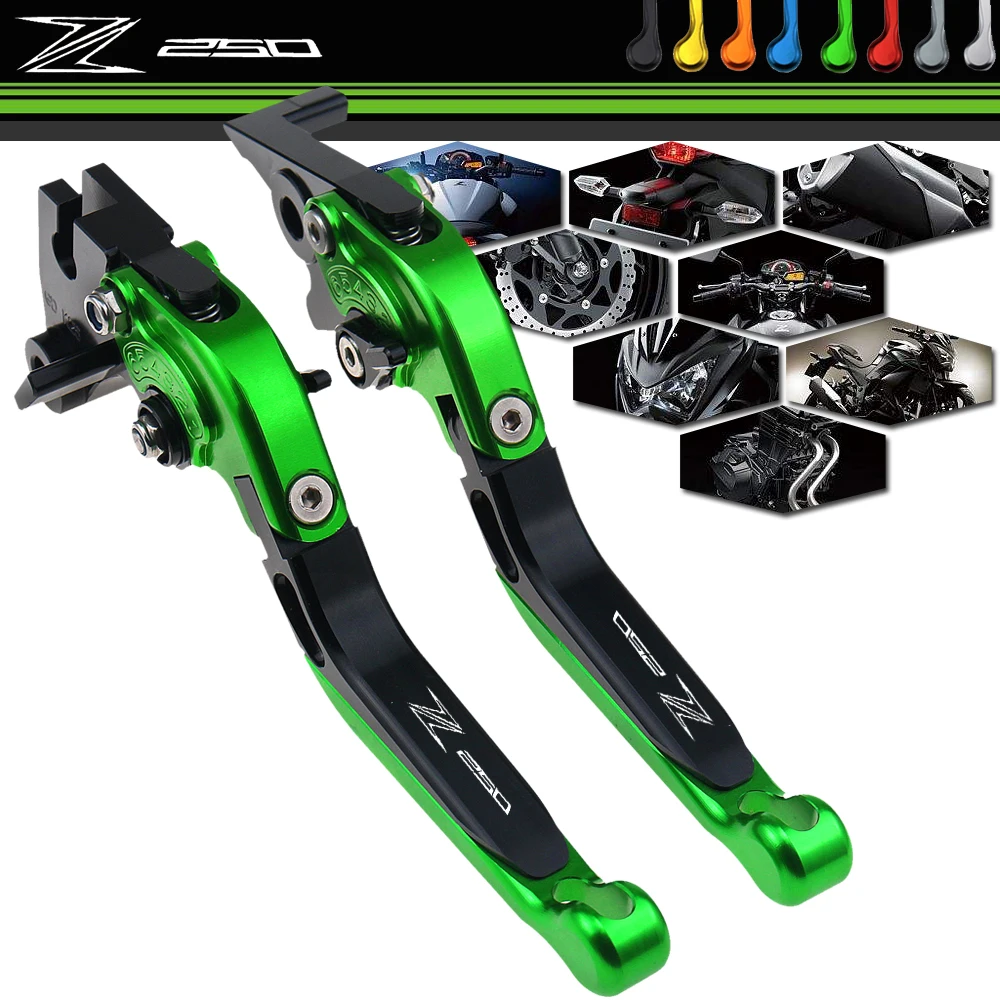 Motorbike Accessories for KAWASAKI Z250SL Z250 SL Z 250SL 2013-2018 Motorcycle Folding Extendable Brake Clutch Levers