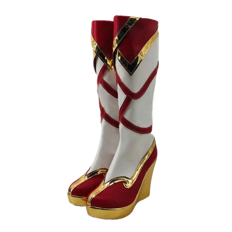 Ahri Cosplay zapatos juego LOL Halloween Pole Play accesorios para mujeres