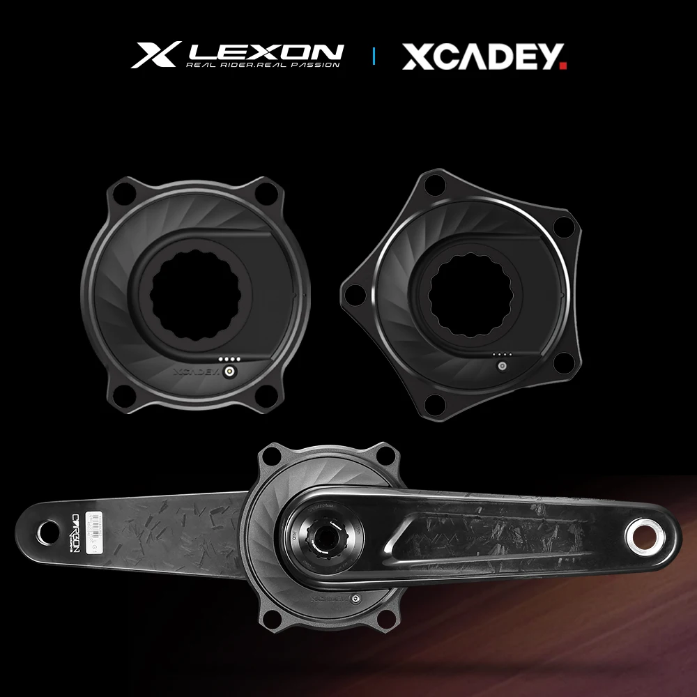 XCADEY Spider-Based Power Meter Easton Crank for MTB& Road Bike –104BCD/110BCD, Compatible with Shiman0--SRAM Rotor, RaceFace