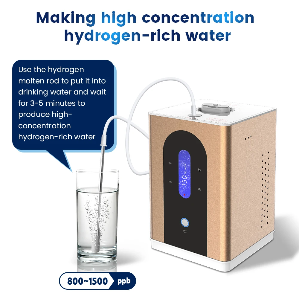 Cawolo Hydrogen Inhalation Machine 150ml Hydrogen Gas Inhalation Device Multifunctional Hydrogen Absorption Generator