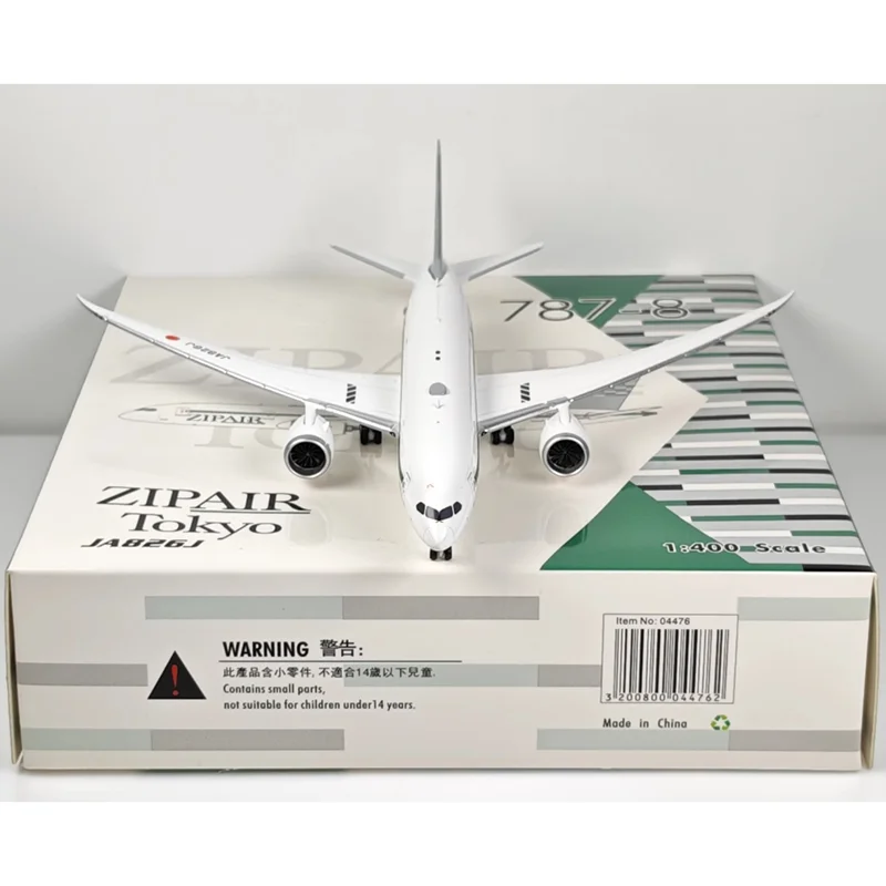 Phoenix Diecast 1/400 Scale 04476 Japanese ZIPAir B787-8 JA826J Alloy Aircraft Model Collection Toy