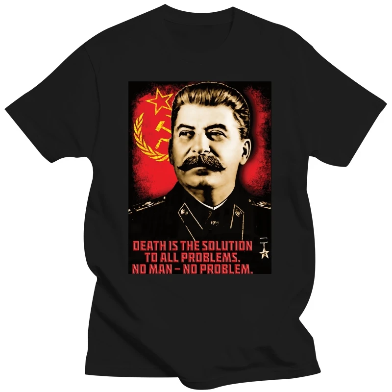 Men USSR Communist Tshirt Allied Nations Joseph Stalin T-Shirt Russia Cotton Men's Tee Shirt Short Sleeve T Shirt Best Gift Tops