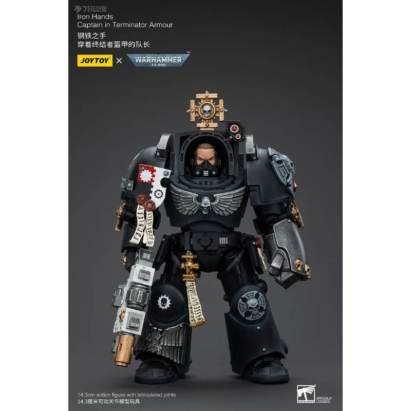 JOYTOY véritable JOYTOY X Warhammer 40K série la main d'Astat acier Terminator société commandant et fer père Philos modèle