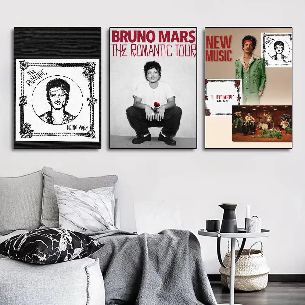 I Just Might B-Bruno Mars Poster for Modern Decor in Home Offices, Bedrooms, Living Rooms, Kitchens, Bathrooms.