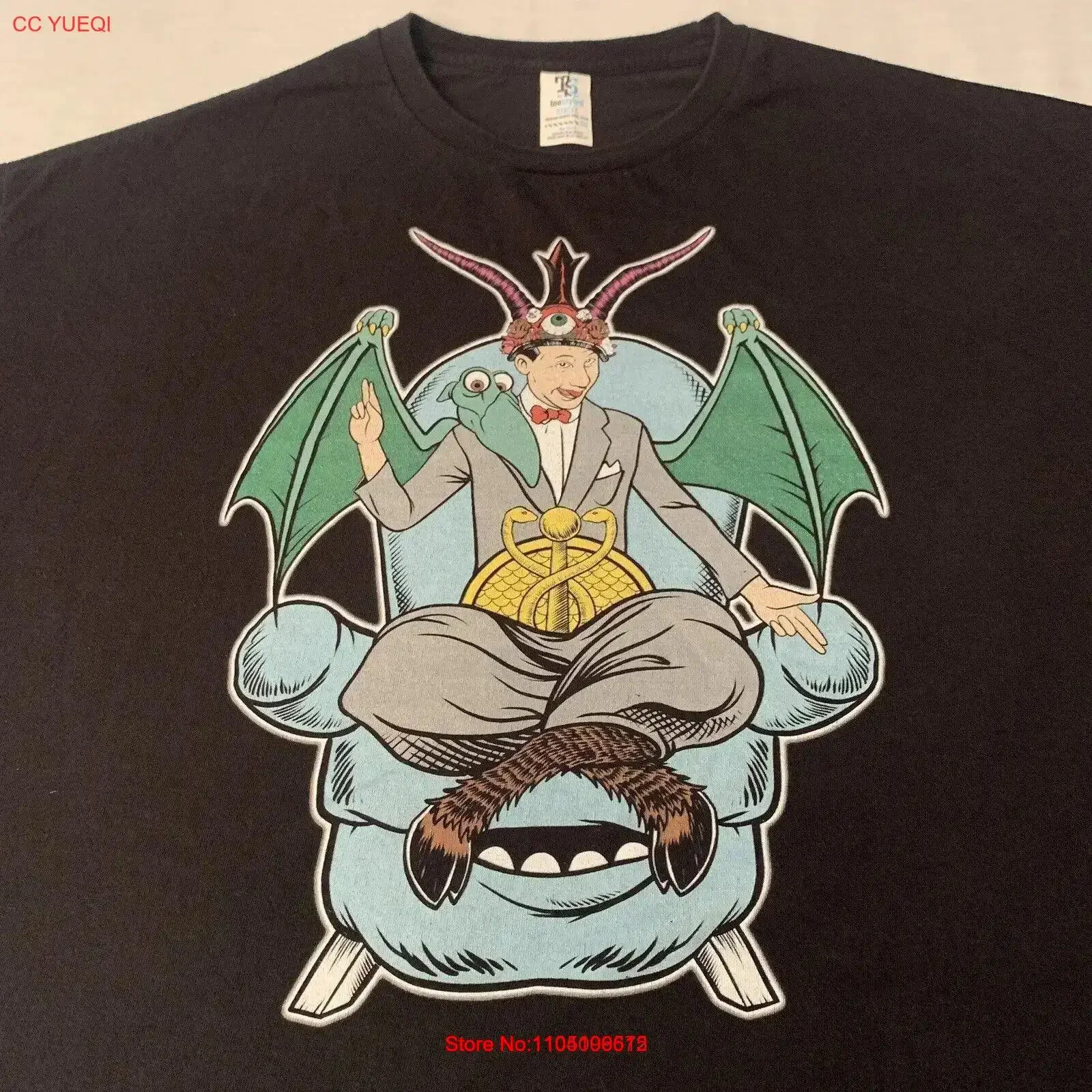 RaRE Pee Wee Herman Chairry Chairy T Shirt Size 2XL vintage Washed Stylish Casual Soft fashion Comfortable Stretched streetwear
