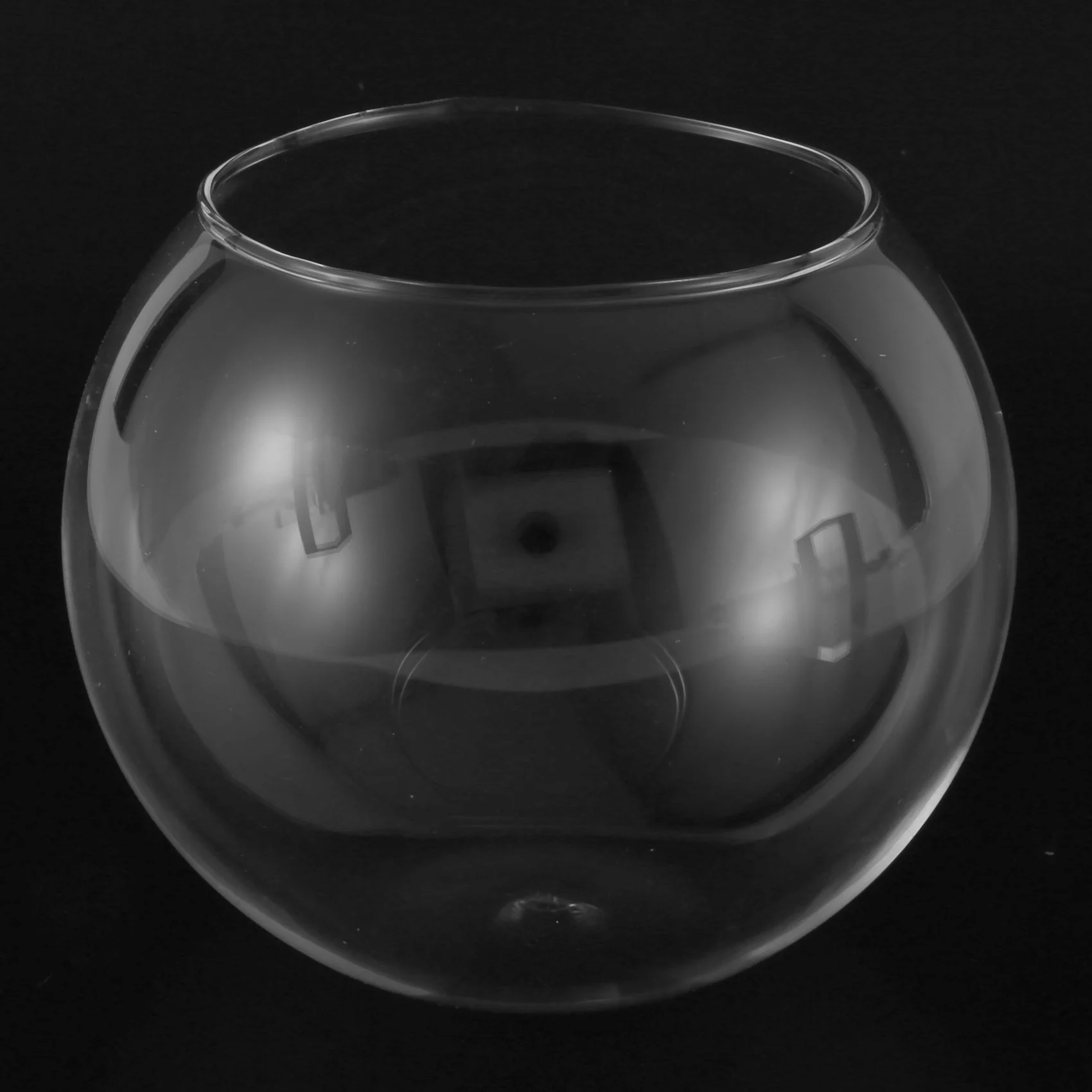 Round Sphere Vase in Transparent Glass Fish Tank