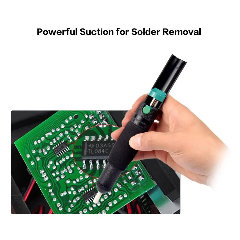 อลูมิเนียมโลหะปั๊มดูด Desoldering Soldering Sucker ปากกากำจัดสูญญากาศเครื่องเชื่อมเหล็ก Desolder มือเครื่องมือเชื่อม