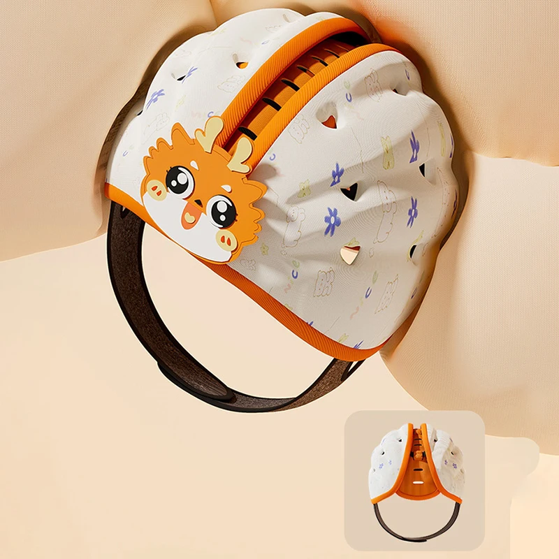 1Pc Baby Safety Hat Child Walking Learning To Walk Adjustable Breathable Head Protection Anti-Fall Cap Infant Protection Gear