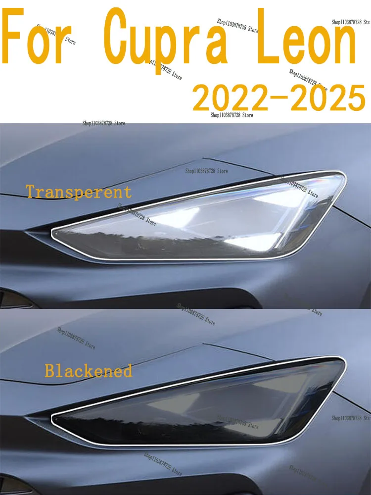 

For Cupra Leon (2022-2025) Car Exterior Headlight Anti-scratch Front Lamp Transparent TPU Protective Film Sticker