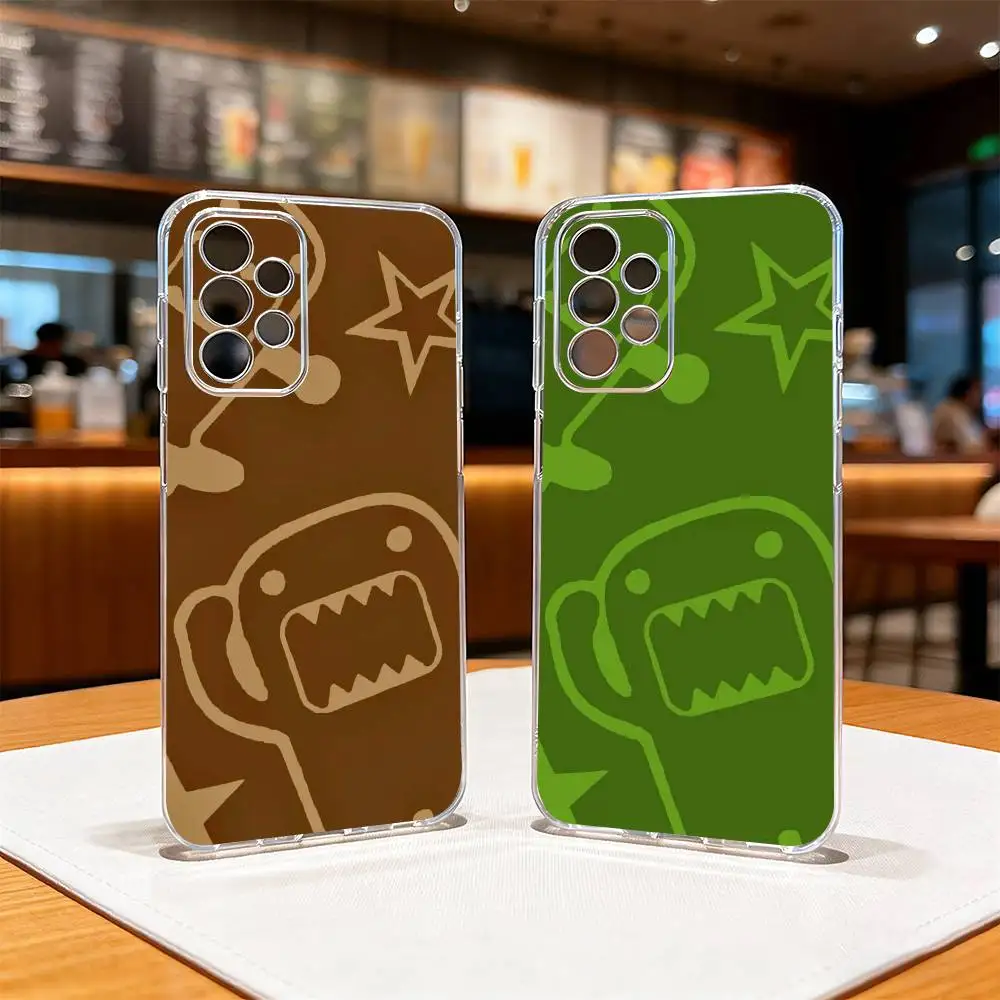 Japan D-Domo-kun Phone Case For Samsung S25,S24,S21,S22,S23,S30,Ultra,S20,Plus,Fe Transparent Cover