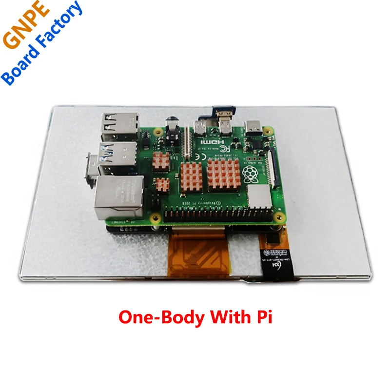 Imagem -02 - Raspberry pi Tela Lcd Polegada Tft 1024x600 Ips Monitor de pc Aida64 Compatível com Hdmi