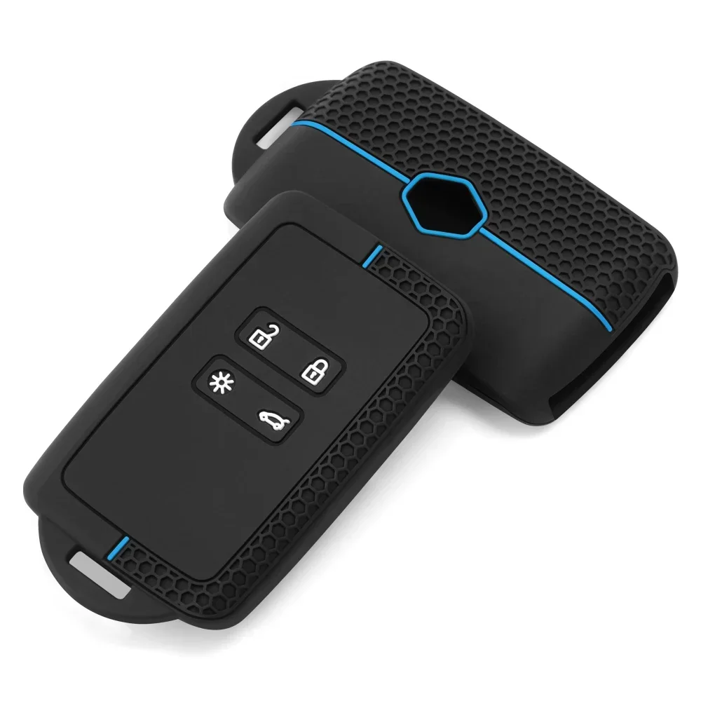 غطاء حافظة مفاتيح السيارة من السيليكون لسيارة داسيا داستر لوجان 3 ركض سانديرو لرينو كليو 5 ميجان 4 زوي كادجار كابتور أركانا كوليوس #6