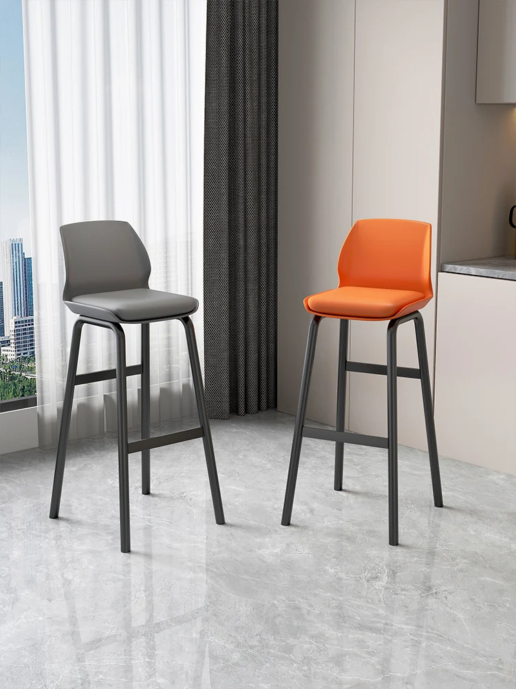 

Металлические барные стулья, регулируемые дизайнерские кожаные стулья для завтрака среднего века, пластиковые стулья Poltrona для макияжа