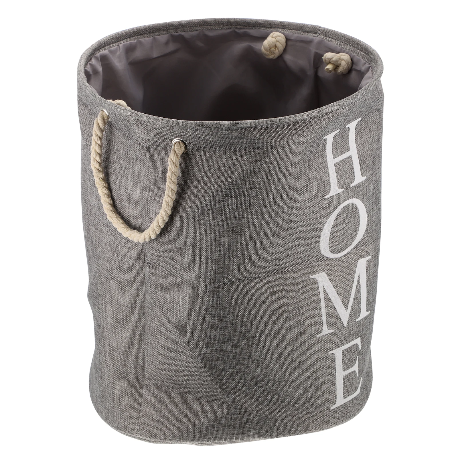 

Clothes Storage Basket Large Size Cotton Linen Foldable Laundry Hamper Bedroom Bathroom Hotel Baby Nursery Utility Room Dirty