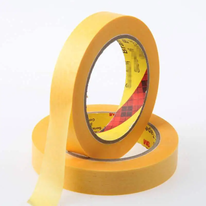 3M 244 Flat Paper Washi Masking Tape Resist High Temperature for Automotive Paint Cover , 8mmx50M/2roll ,Dropshipping