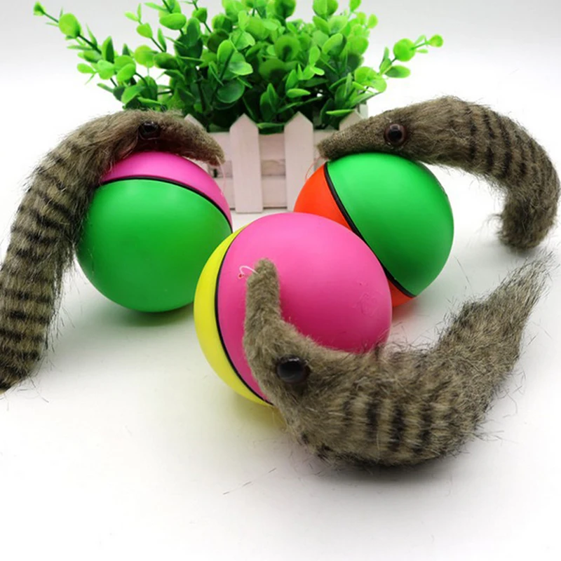 

Funny Pet Dog Cat Toy Electric Beaver Weasel Rolling Ball Toy Pet Supplies