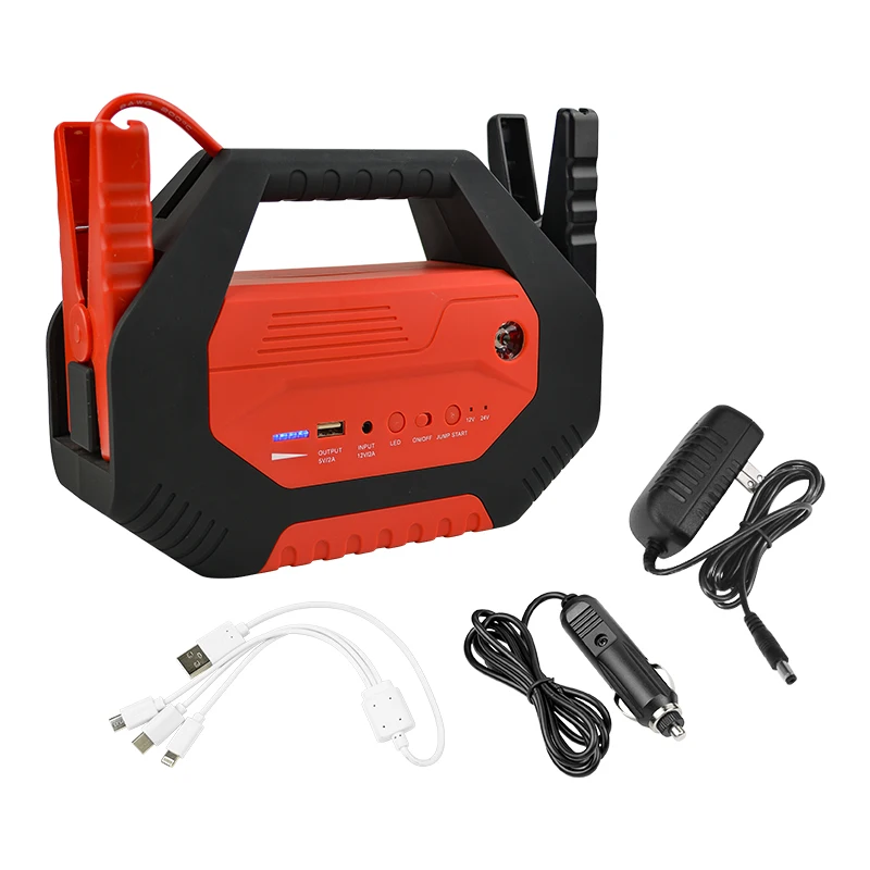 12v/24v truck /bus Start power jump starter 1000A 28000 mah 24v multi-function car    bank