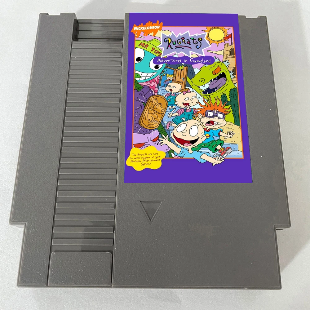 Rugrats Adventures in Gameland — новый 8-битный игровой картридж NES для игровой консоли Nintendo NES